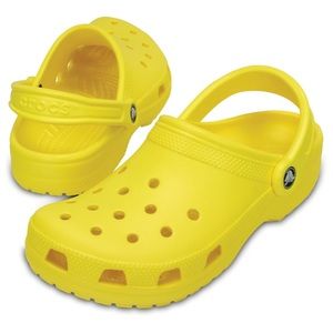 Classic Yellow Crocs Size 8 (W)